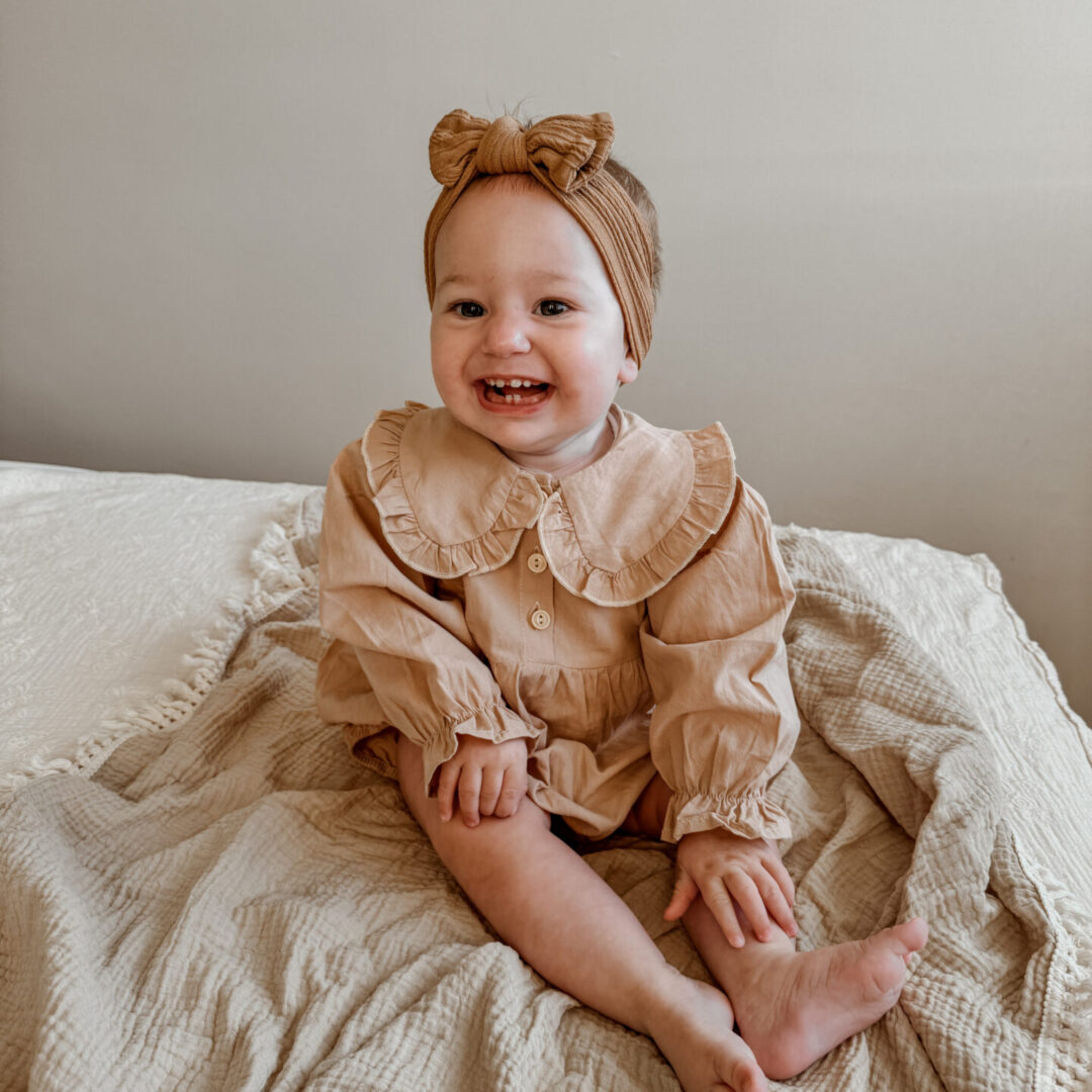 Body beige met kraag