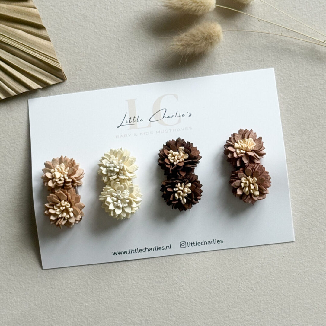 Antislip knipje pompon bloem deluxe